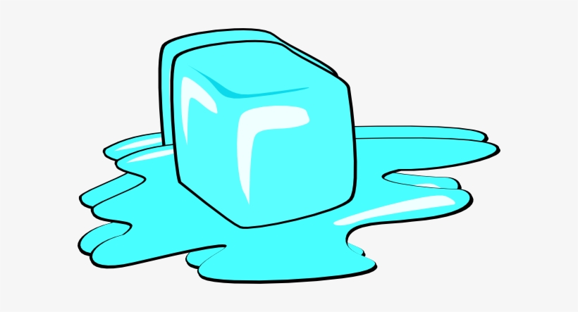 Ice Cube Library - Ice Cube Melting Clipart, transparent png