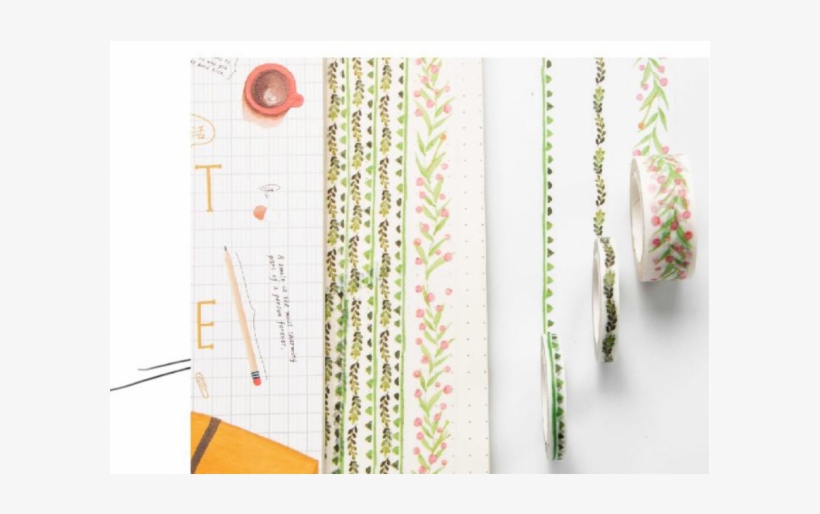 Garden Landscape Oil Painting - Oh.leely Masking Tape (various Designs) Green One Size, transparent png