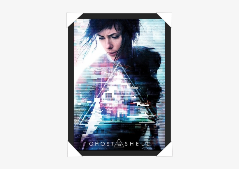 #866 - Ghost In The Shell (white) Movie Poster 12x18, transparent png