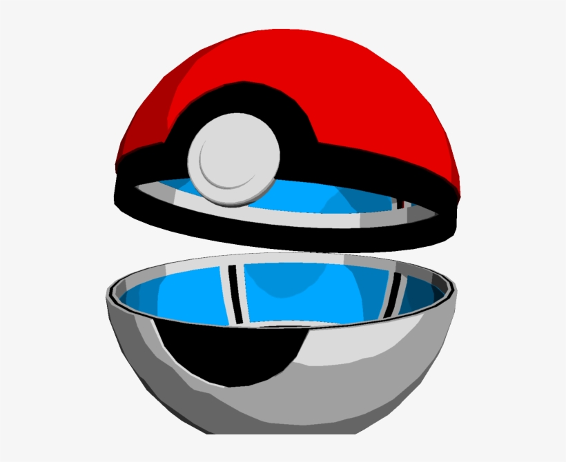 Pokeball Clipart Electric - Pokemon Ball Open Png, transparent png