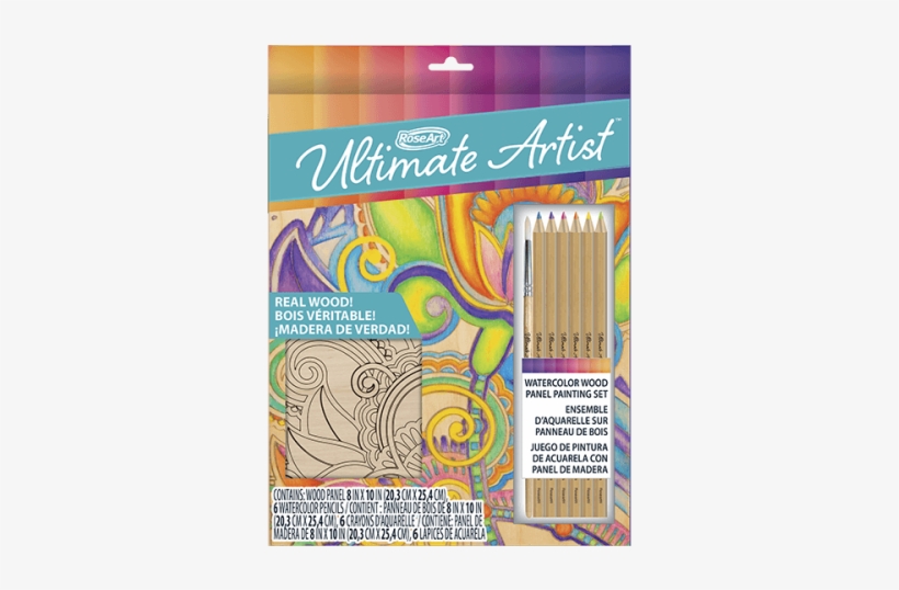 Ultimate Artist Wood Panel Painting Floral - Roseart Ultimate Artist 40 Page Coloring Book, transparent png