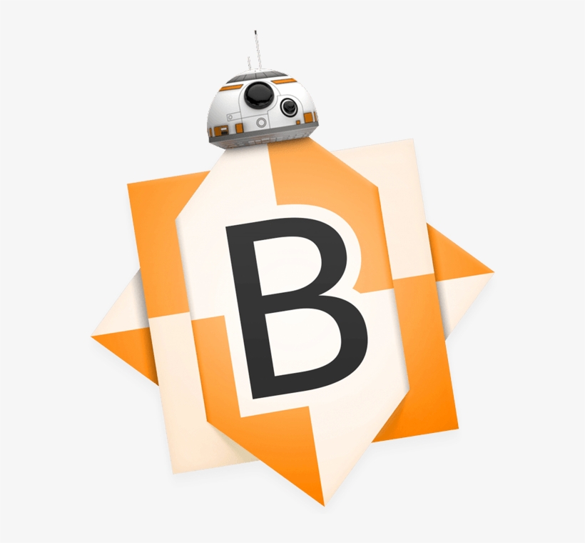 Free Bb-8 Icon For Bbedit From Jimmy Hartington → - Graphic Design, transparent png