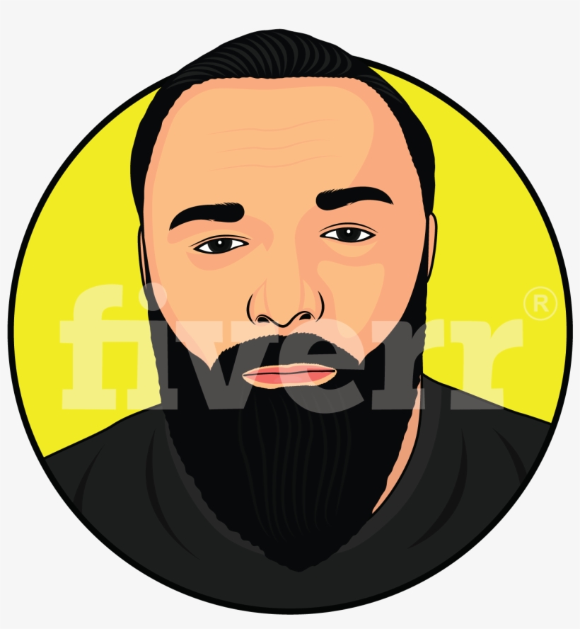Draw Vector Cartoon Portrait Of You - Drawing, transparent png