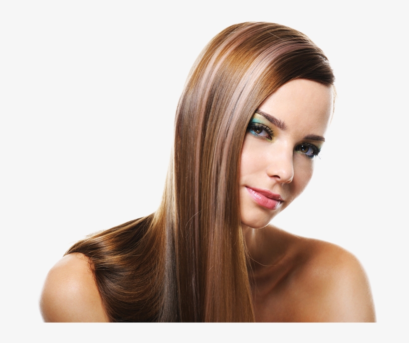 Rebonded Hair With Highlights, transparent png