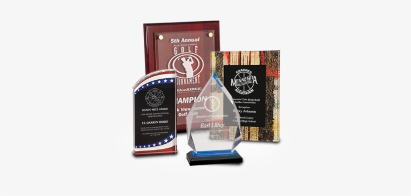 Premier Sports Awards - Piano Finish Plaque W/ Floating Acrylic (10.5 X 13, transparent png