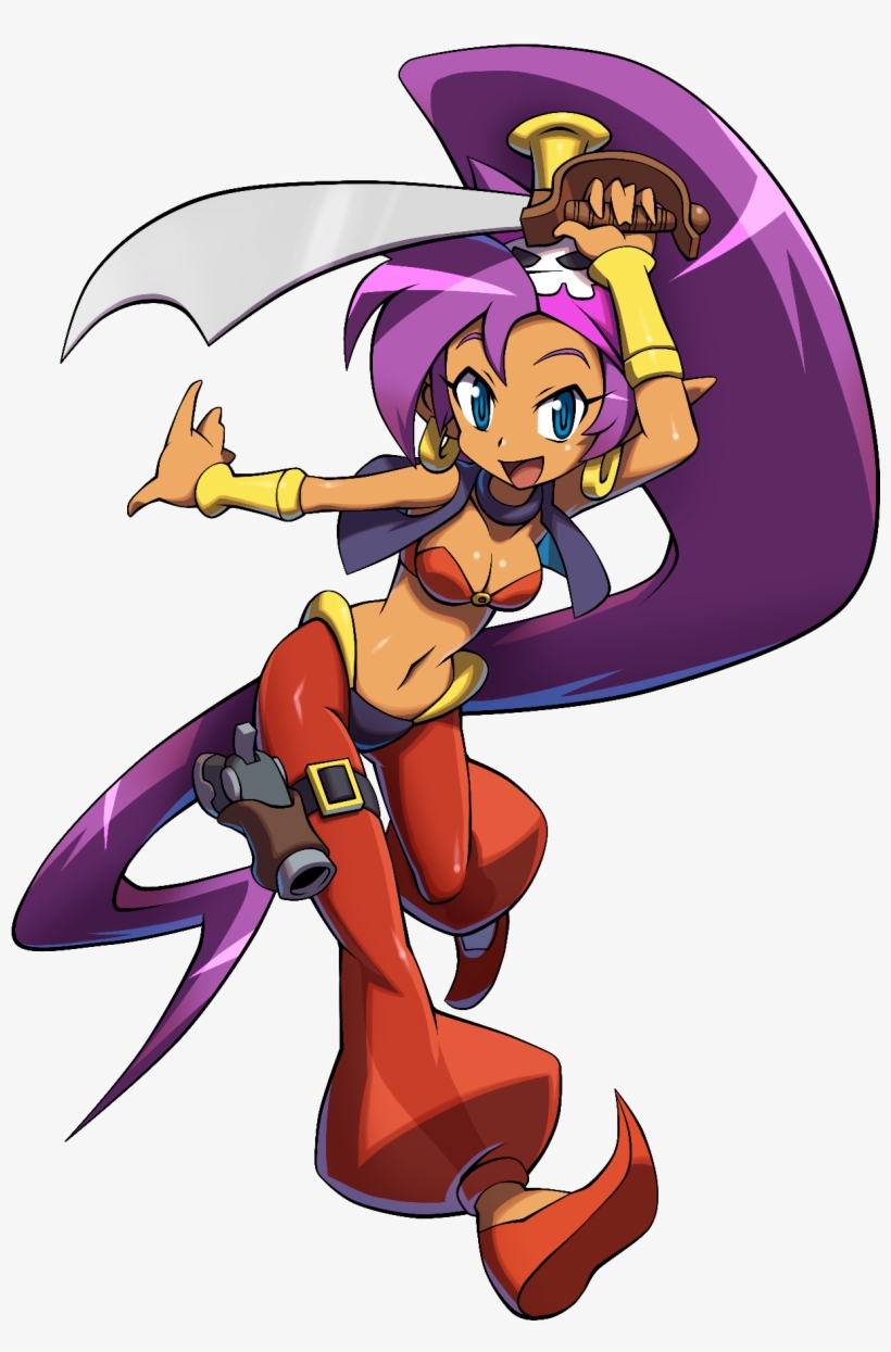 File Size - Shantae Pirate's Curse Artwork, transparent png