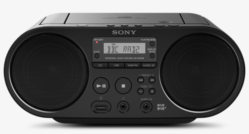 Sony Radio Zs-ps55b, transparent png