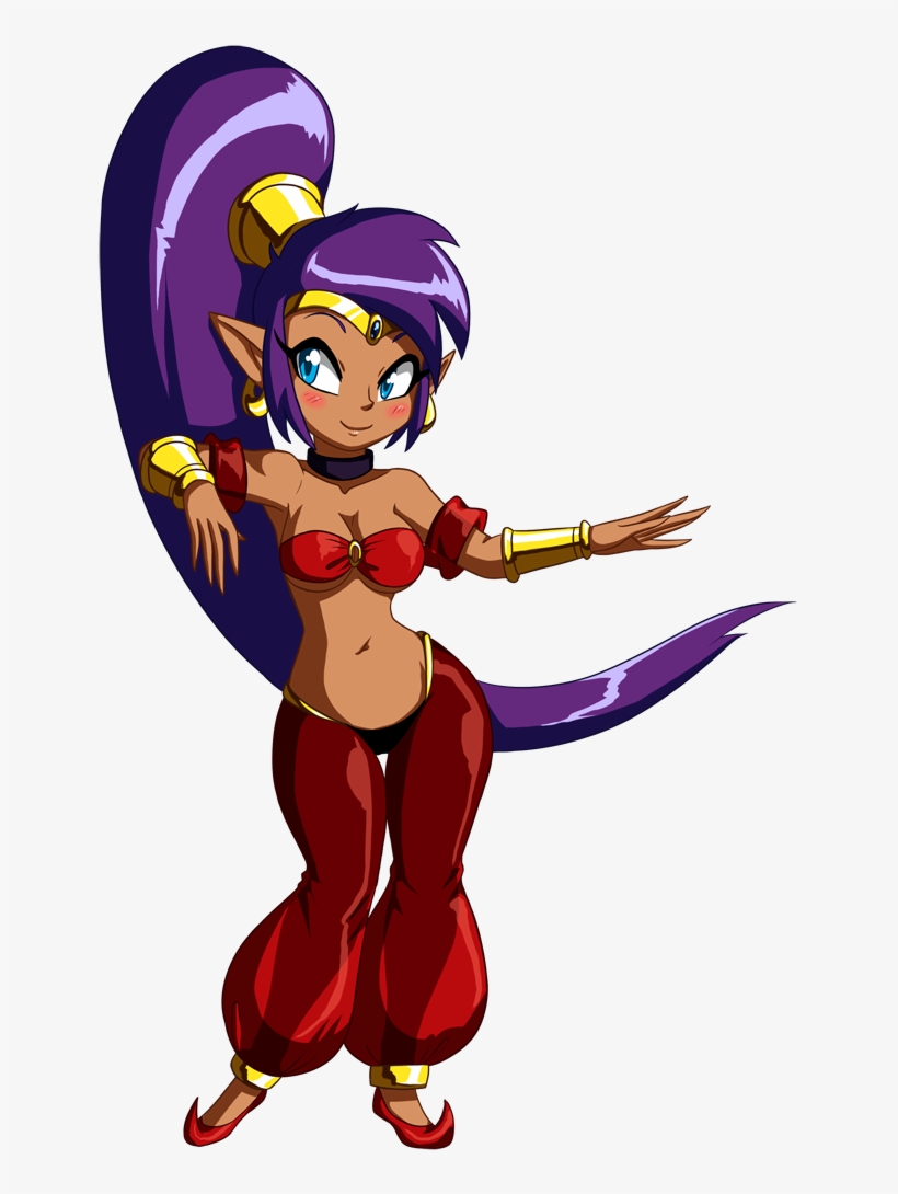 Shantae Half Genie Half Human All Cute By Crovirus-d6lcgdo - Shantae Animated, transparent png
