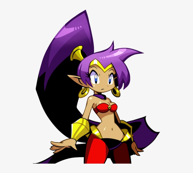 Fx Cine Shantae Pose 6 - Red And Blue Shantae, transparent png