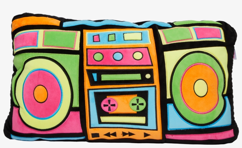 Boombox Pillow - Pillow, transparent png