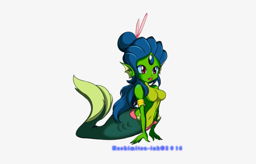 Mermaid Shantae - Shantae, transparent png