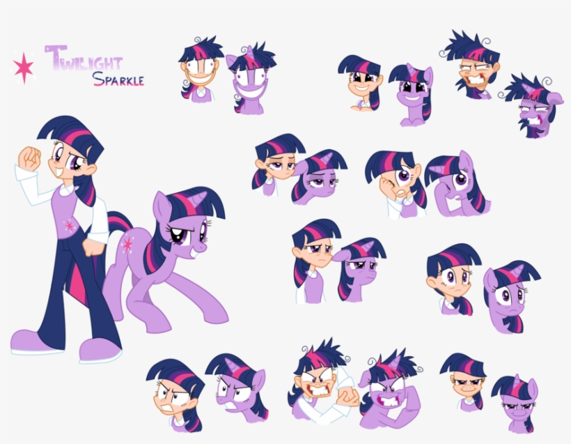 Twilight Sparkle - Twilight Sparkle Human And Pony, transparent png