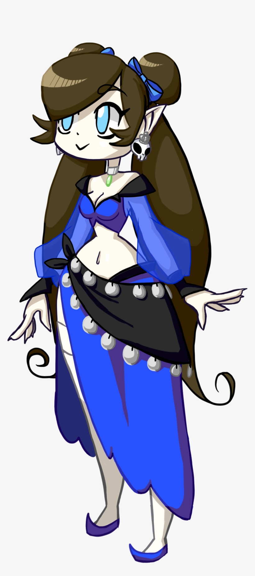 I Drew Myself In The Shantae ½ Genie Hero Style While - Deviantart, transparent png