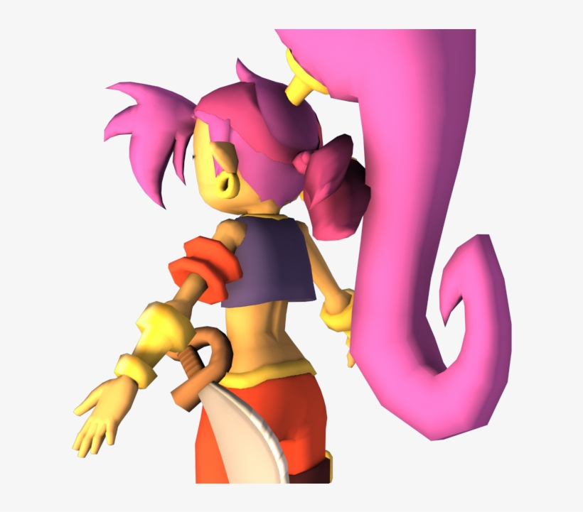 It's Giving Shantae A Nice Rim Light From The Front-right, - Cartoon, transparent png