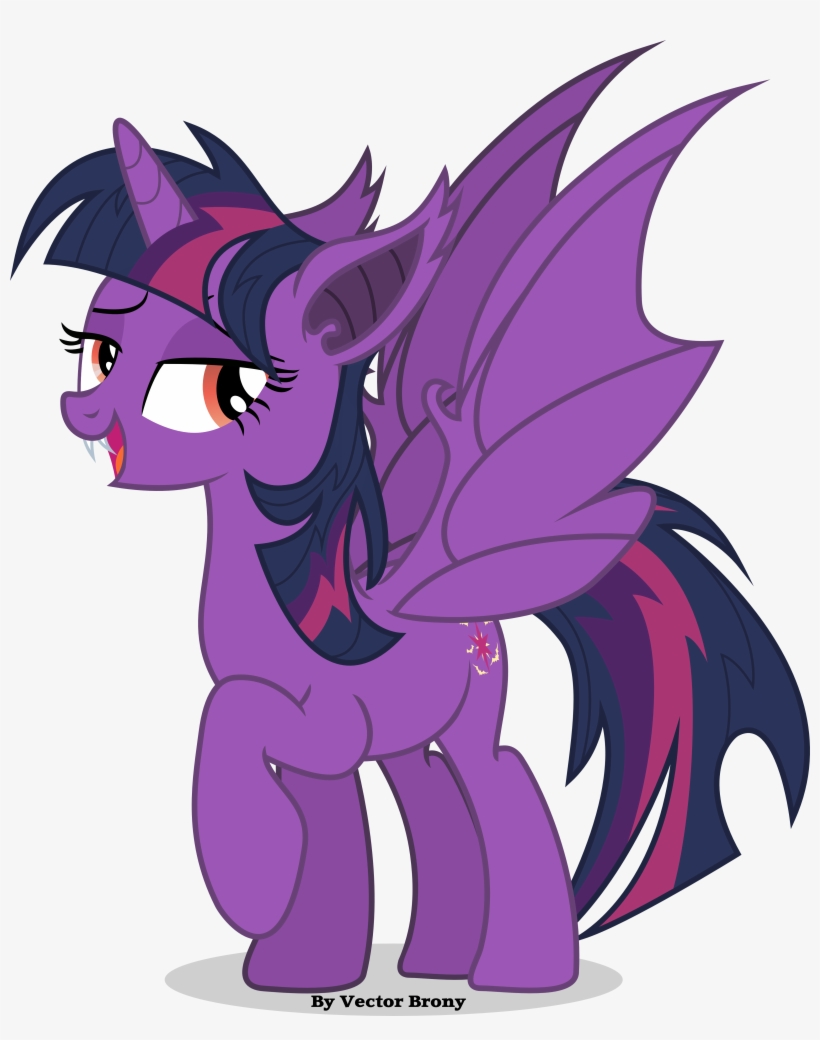 Twilie Bat By Vector Brony - My Little Pony Twilight Sparkle Bat, transparent png
