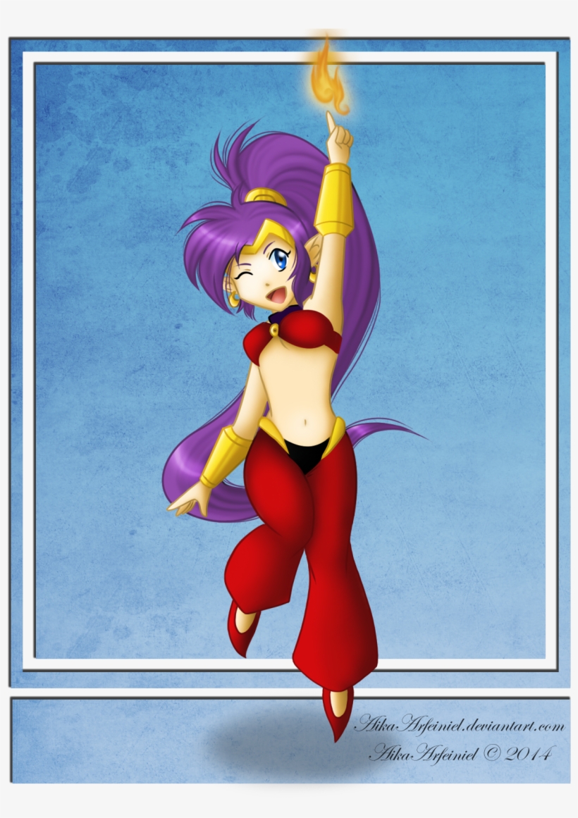 Enjoy This Adorable Shantae Art By Aikaarfeiniel Http - Art, transparent png