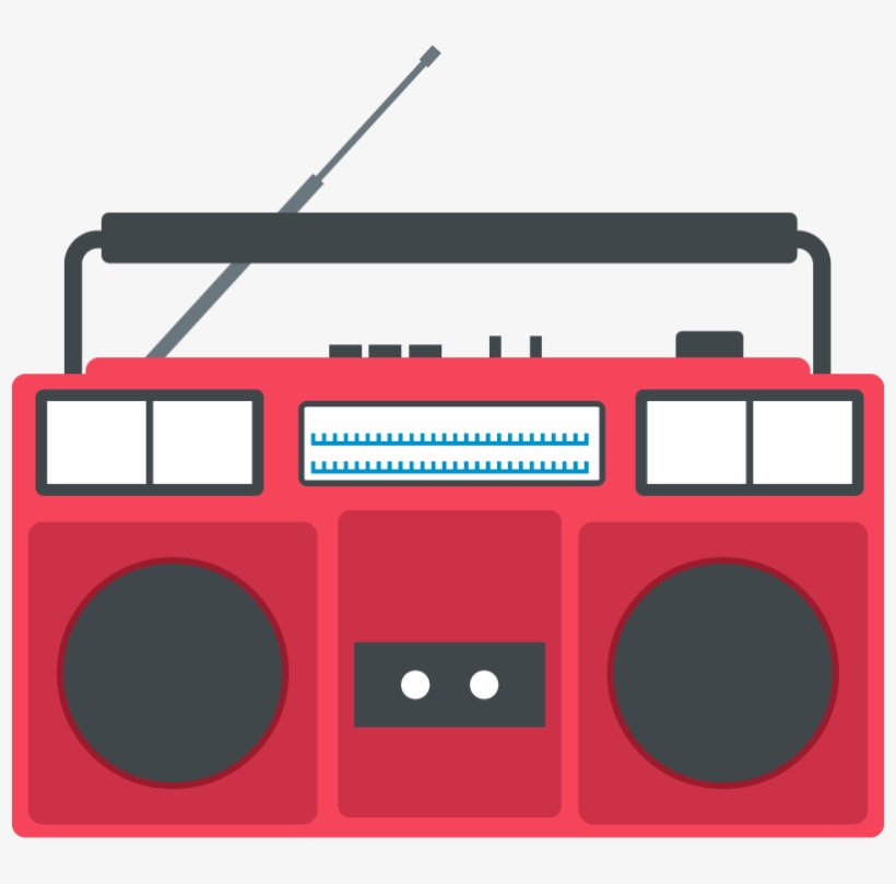 Did You Hear The Latest We Did - Boombox Vector, transparent png