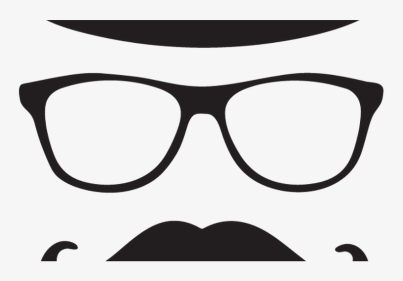 311ga Hat, Glasses, Mustache And Bow Tie Oldcuts - Cartola Gravata E Bigode, transparent png