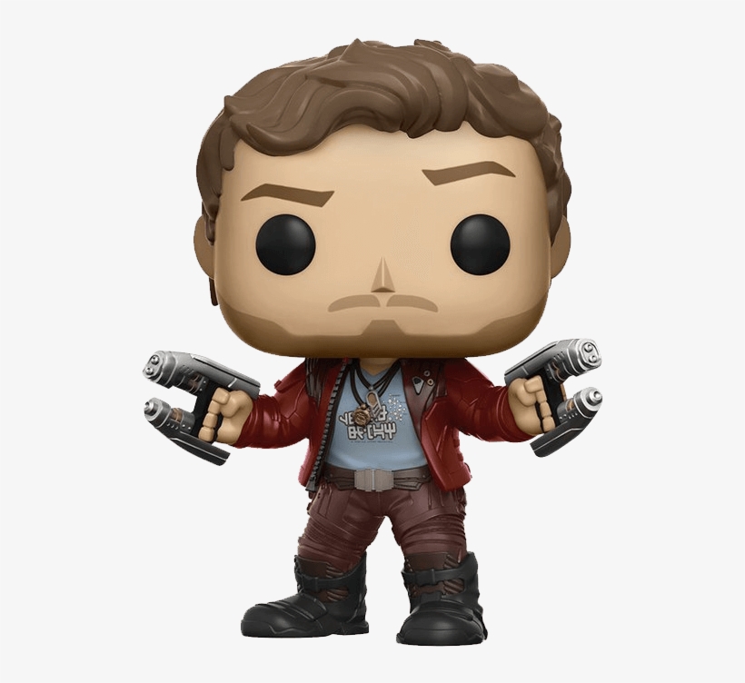 Guardians Of The Galaxy 2 Star-lord Pop Figure - Star Lord Funko Pop, transparent png