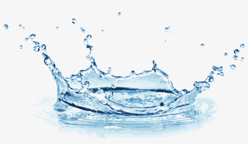 Water Splash Drop Euclidean Vector - Water Splash Vector Png, transparent png