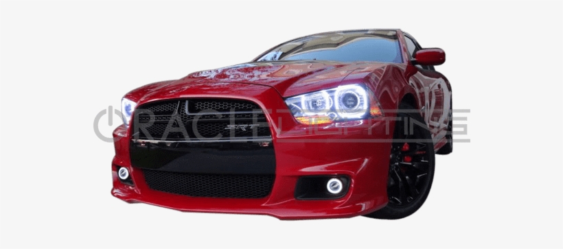 2010 Dodge Charger Colorshift Led Pre-assembled Halo - Mitsubishi Lancer Evolution, transparent png