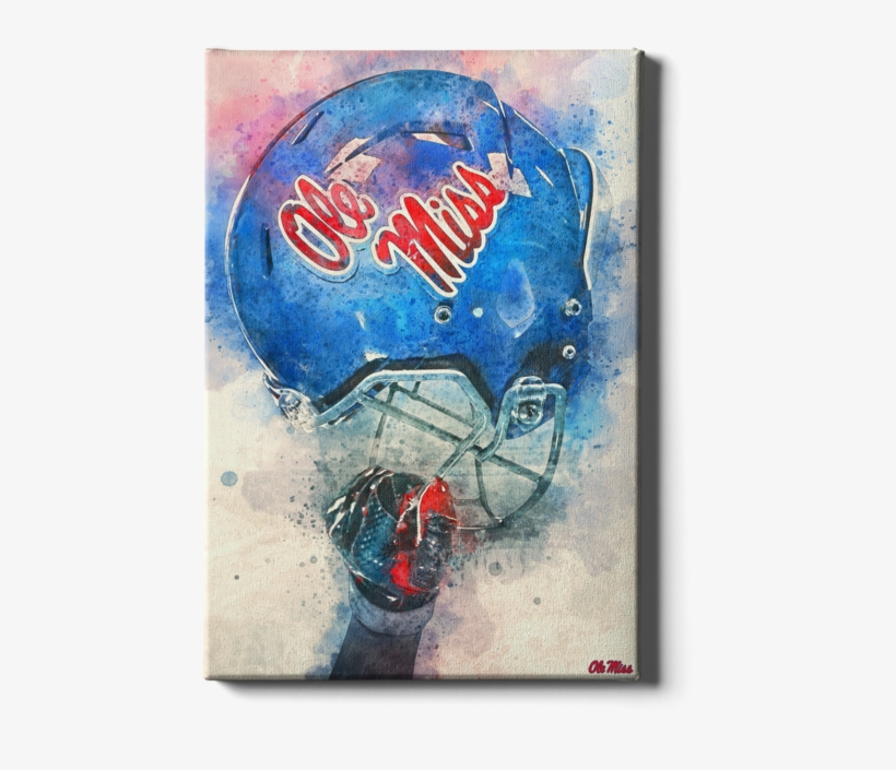 Ole Miss Helmet “ole Miss Pride” Canvas Print - Ole Miss Rebels, transparent png