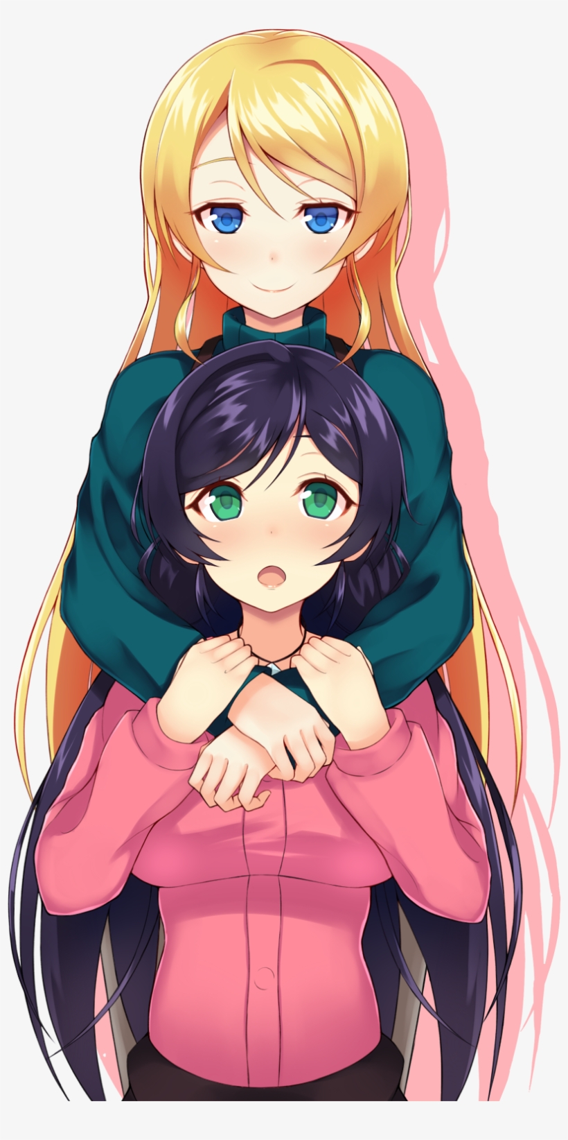 43797301 - Love Live Eli X Nozomi, transparent png