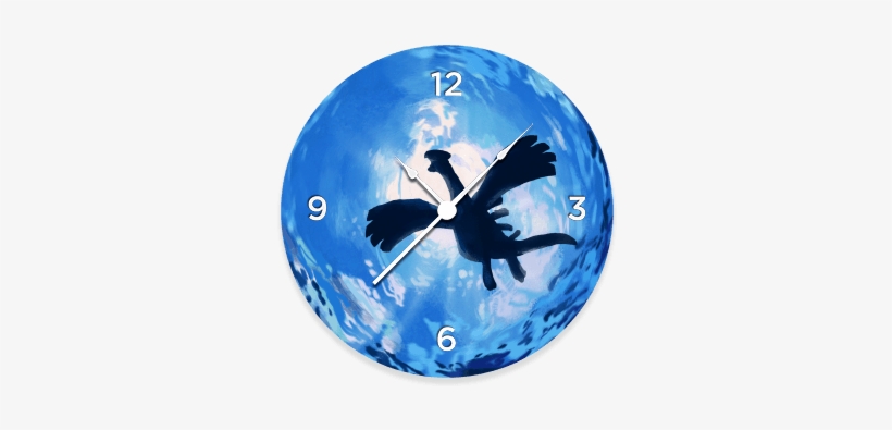 Lugia Clock - Circle, transparent png