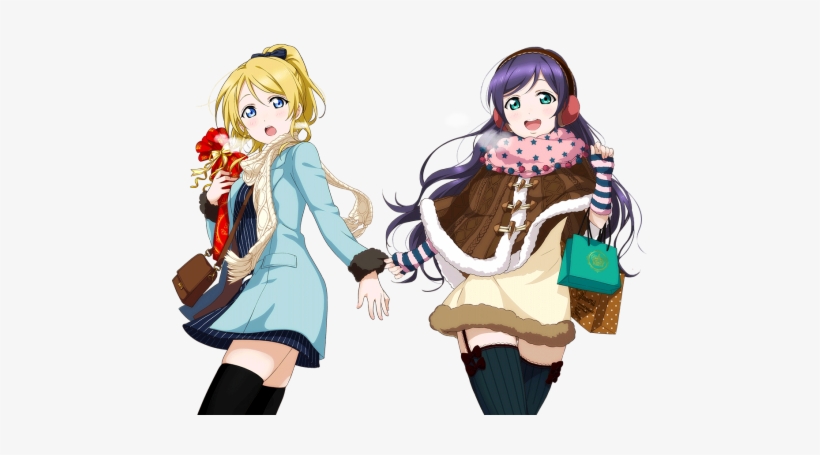 Tumblr Neme3cu3zn1tmrotho1 500 - Nozomi X Eli Render, transparent png