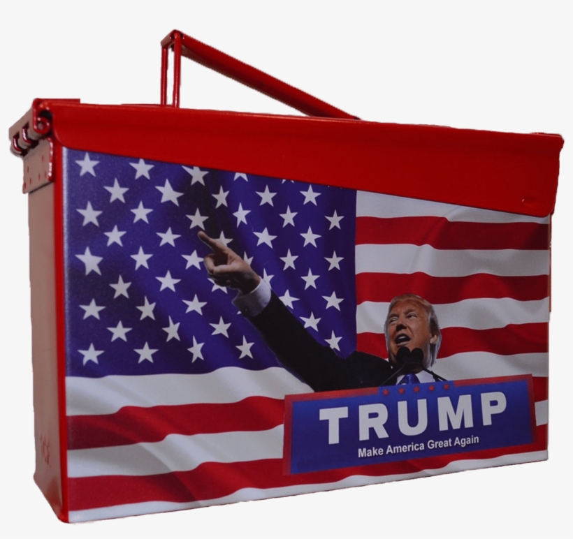 Trump Inaugural Collectible Ammo Can - United States Flag, transparent png