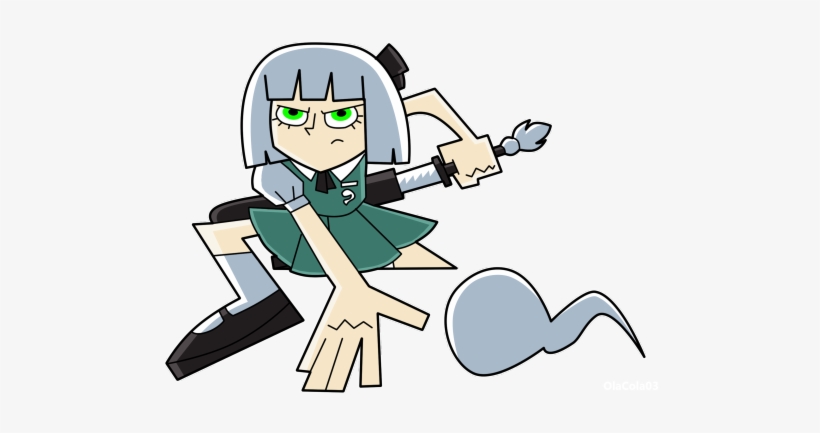 “ Youmu Phantom ” Danny Phantom And Touhou Project - Take It Easy Touhou, transparent png