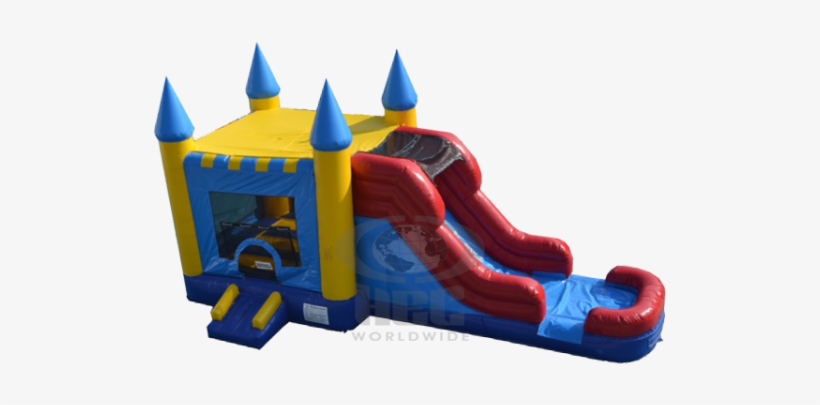 Castle Slide Combo Xl Inflatable Ride For Sale - Inflatable, transparent png