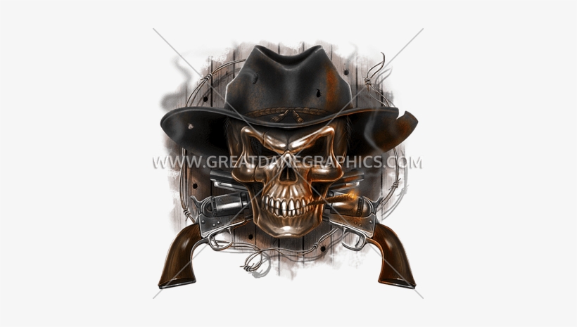 Cowboy Skull - Cowboy Skull Png Transparent, transparent png