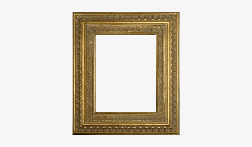 #119 Gold - Antique Gold Frame, transparent png