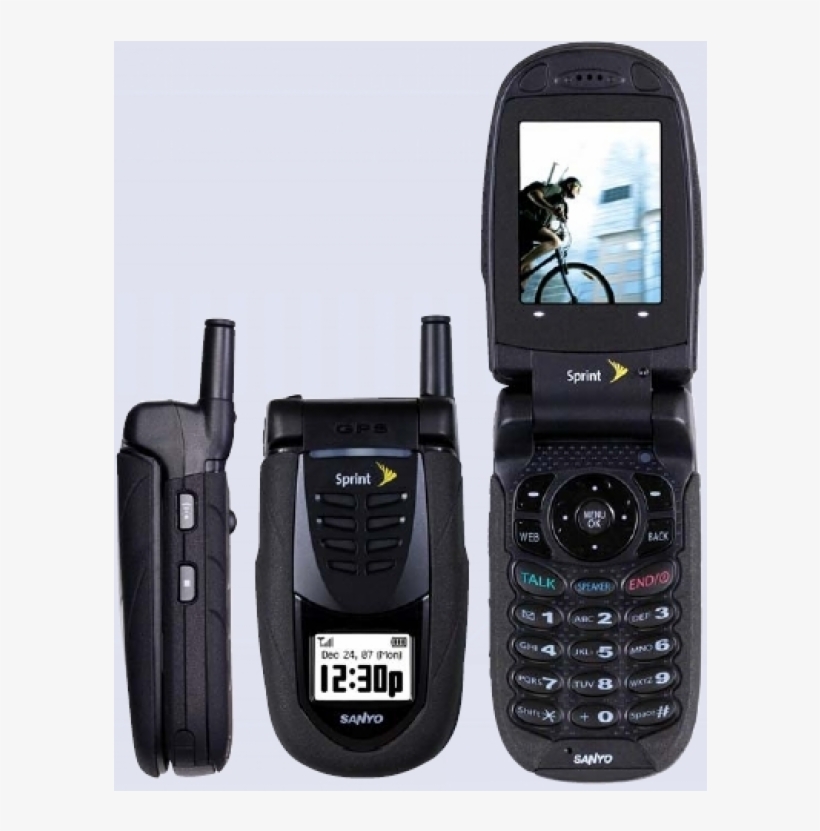 Sanyo Scp 7050 Rugged Tough Flip Cell Phone For Sprint - Sanyo Flip Phone, transparent png