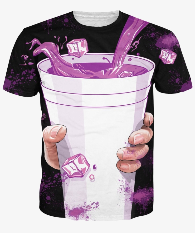Purple Drank T-shirt - Purple Drank Shirt, transparent png