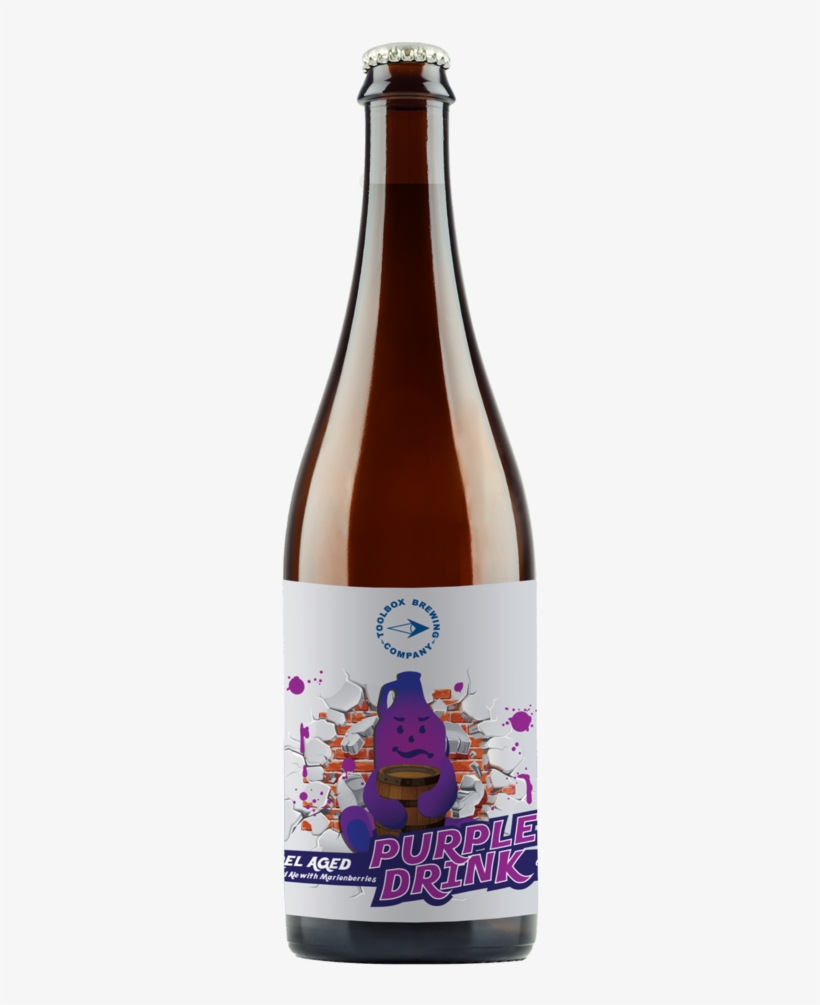 Bapurpledrink - Glass Bottle, transparent png