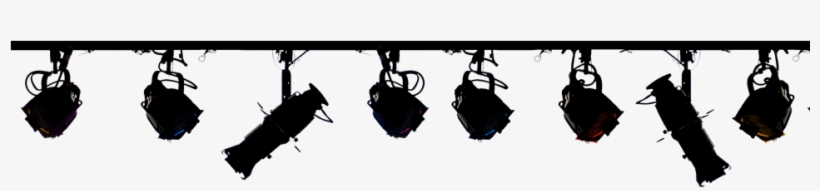 Dj Lights Png Download - Stage Lights Silhouette, transparent png