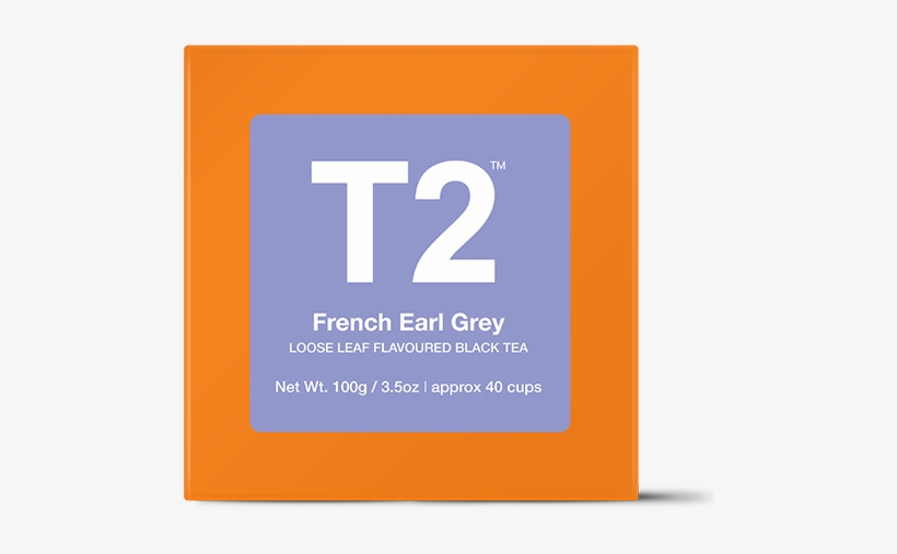 French Earl Grey Loose Leaf Gift Cube - T2 Tea Creme Brulee, transparent png