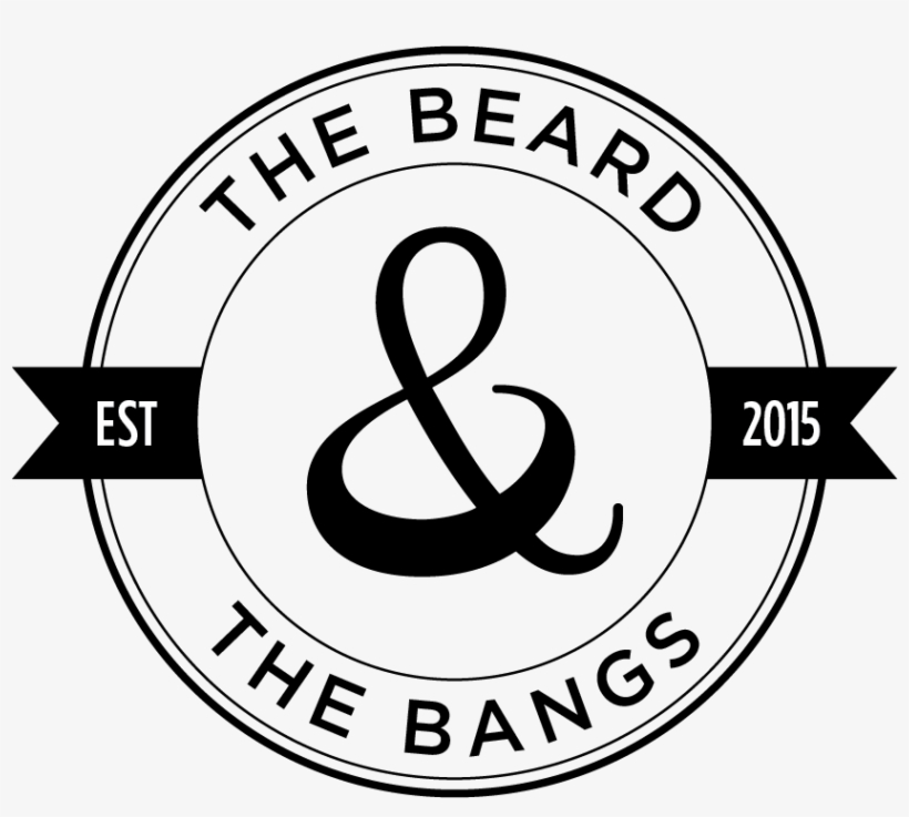 The Beard & The Bangs Logo - Clock With Transparent Background, transparent png