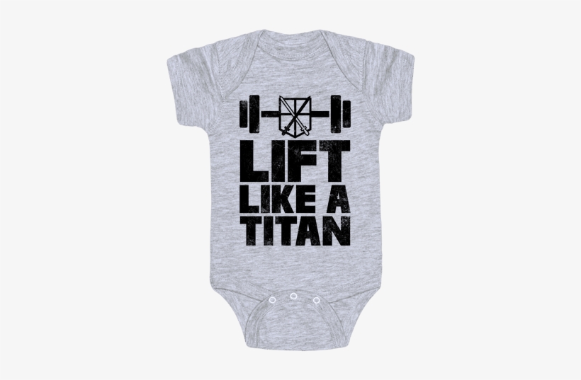 Lift Like A Titan Baby Onesy - Baby Harry Potter Clothing, transparent png