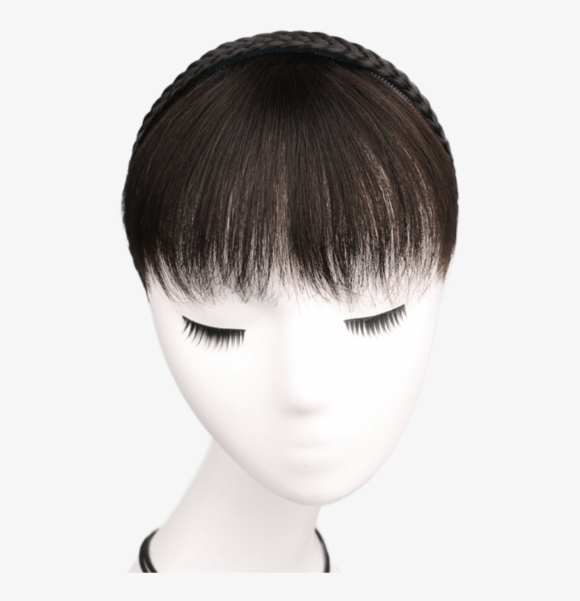 Fake Bangs Scorpion Headband Air Bangs Wig Piece Real - Male, transparent png