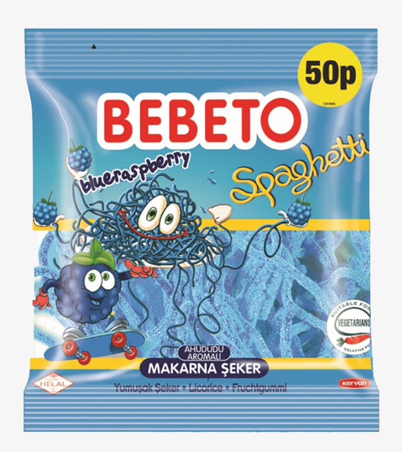Bebeto Spaghetti Fizzy Blue Raspberry Bags X - Fluminense Na Terceira Divisão, transparent png