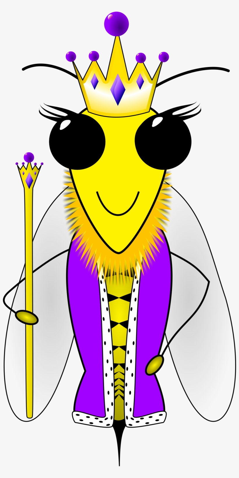 This Free Icons Png Design Of Queen Bee Clipart, transparent png