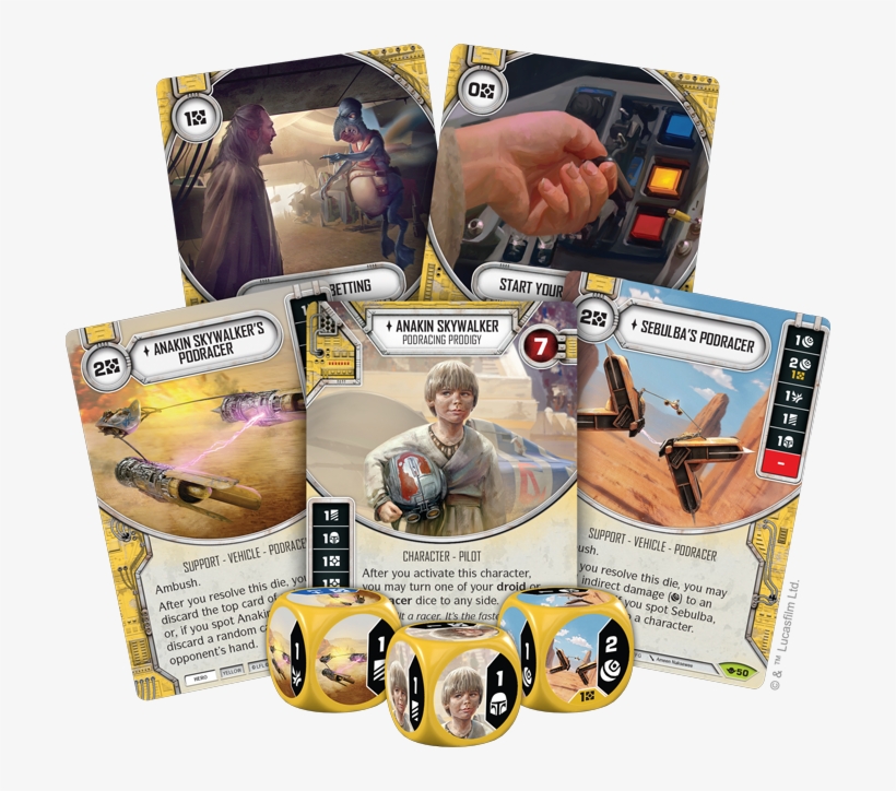 Find A Sucker - Star Wars Destiny Podracer, transparent png