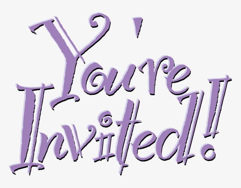 Black And White Library Free You Are Newsinvitation - You Re Invited Png, transparent png