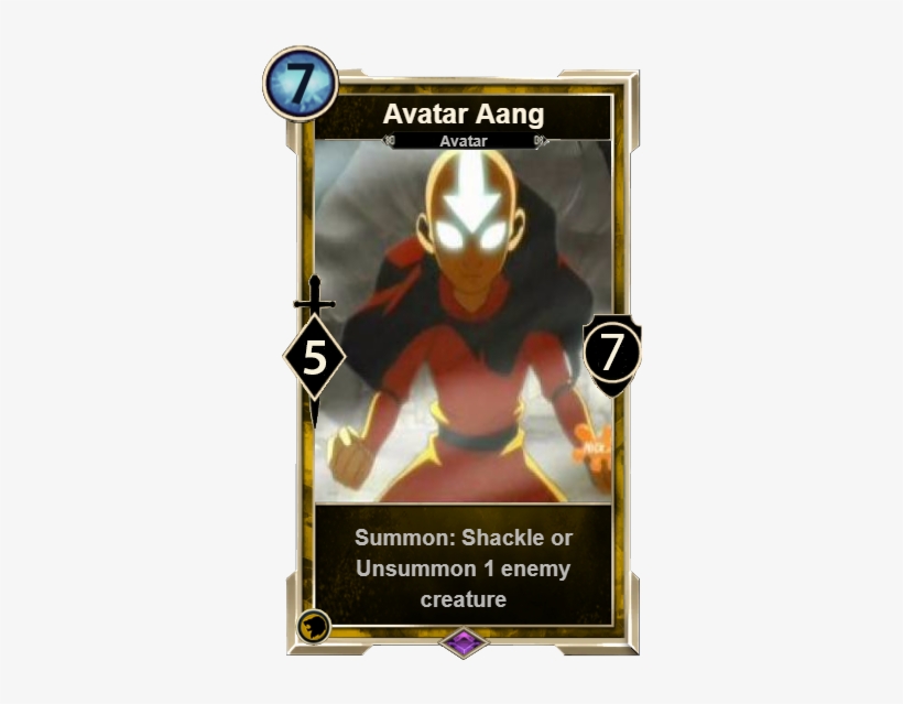 Avatar Aang - Elder Scrolls Legends Atronach, transparent png