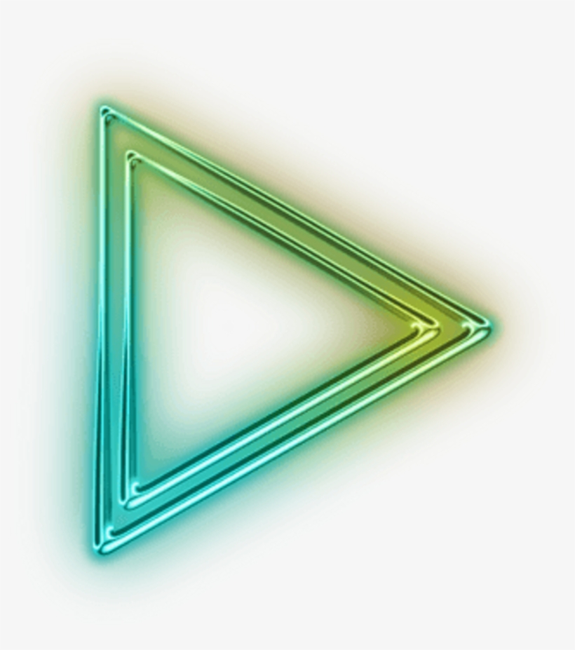 Neon Triangulo Tumblr Triangle Translucent - 1024x1024 PNG Download ...
