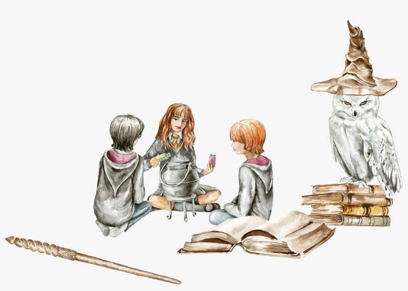 Harry Potter - Watercolor Painting, transparent png