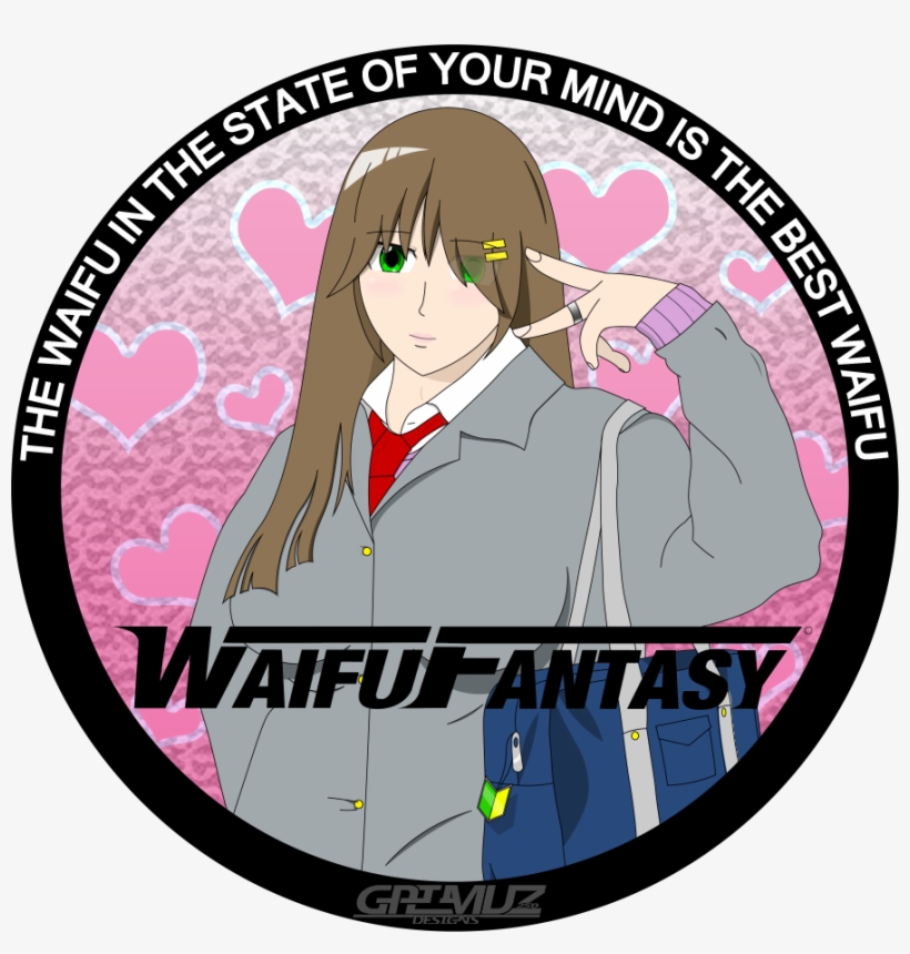 Image Of Waifu Fantasy Ako Love Circle - Cartoon, transparent png